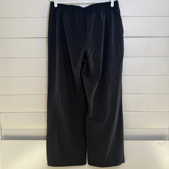 Under Armour Track Pants Recover Upstream Side Snap Womens XL Black Loose - Picture 3 of 8